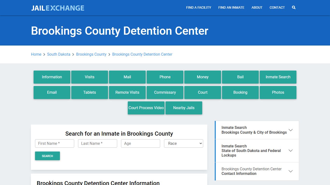 Brookings County Detention Center - Jail Exchange